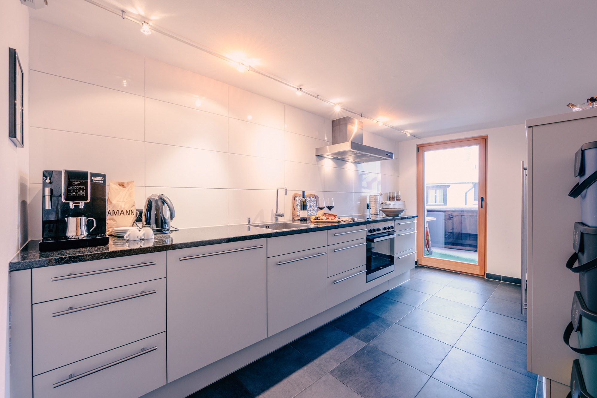 Küche Chalet St Anton am Arlberg moderne Ferienwohnung