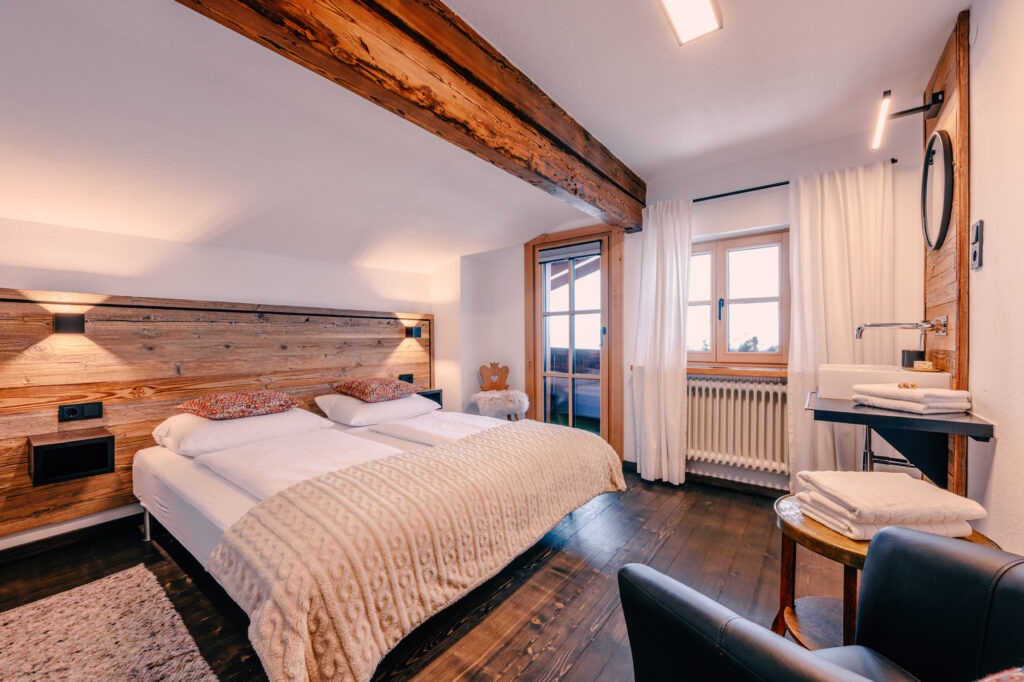 Schlafzimmer im Chalet Apartment Haus Richard Falch St. Anton Tirol